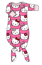 Load image into Gallery viewer, Purrfect Friends Newborn Knotted Gown