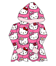 Load image into Gallery viewer, Purrfect Friends Peplum Hoodie (or Crewneck)
