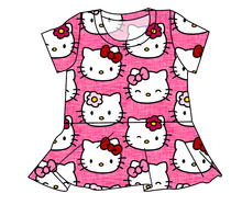 Load image into Gallery viewer, Purrfect Friends Peplum Top