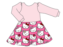 Load image into Gallery viewer, Purrfect Friends Prairie Dress