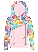 Load image into Gallery viewer, Care-A-Lot Friends Ladies Hoodie