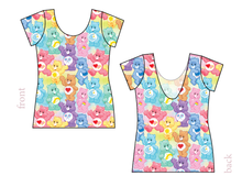 Load image into Gallery viewer, Care-A-Lot Friends Ladies' Low Back Ballerina Tee