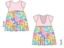 Load image into Gallery viewer, Care-A-Lot Friends Low Back Dress