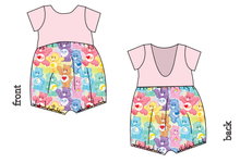 Load image into Gallery viewer, Care-A-Lot Friends Low Back Romper and Bubble Romper