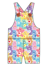 Load image into Gallery viewer, Care-A-Lot Friends Overalls and Shortalls
