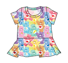 Load image into Gallery viewer, Care-A-Lot Friends Peplum Top