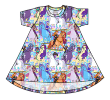 Load image into Gallery viewer, Unicorn Riders Basic T-Shirt Dress