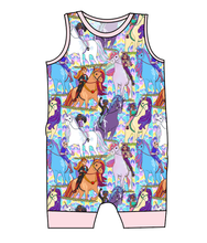 Load image into Gallery viewer, Unicorn Riders Emmett Pants And Shorts T-Shirt Romper