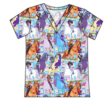 Load image into Gallery viewer, Unicorn Riders Ladies' Slouchy V-Neck Tee