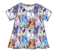 Load image into Gallery viewer, Unicorn Riders Ladies' Swing Tee