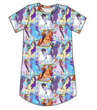 Load image into Gallery viewer, Unicorn Riders Ladies' T-Shirt Dress