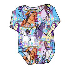 Load image into Gallery viewer, Unicorn Riders Lap Neck Bodysuit