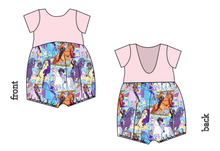 Load image into Gallery viewer, Unicorn Riders Low Back Romper and Bubble Romper