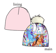 Load image into Gallery viewer, Unicorn Riders Slouchy Beanie (Reversible!)