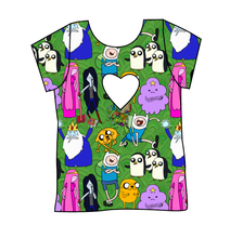 Load image into Gallery viewer, Time For An Adventure Cambria Heart Back Tee
