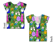 Load image into Gallery viewer, Time For An Adventure Low Back Ballerina Tee