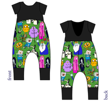 Load image into Gallery viewer, Time For An Adventure Low Back Romper and Bubble Romper