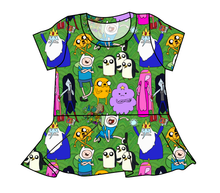 Load image into Gallery viewer, Time For An Adventure Peplum Top
