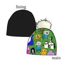 Load image into Gallery viewer, Time For An Adventure Slouchy Beanie (Reversible!)