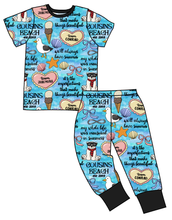 Load image into Gallery viewer, Pretty Summer Basic Loungewear Set