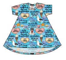 Load image into Gallery viewer, Pretty Summer Basic T-Shirt Dress