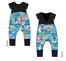 Load image into Gallery viewer, Pretty Summer Low Back Romper and Bubble Romper