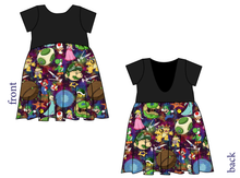 Load image into Gallery viewer, Planet Hopper Low Back Dress