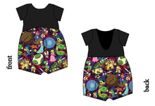 Load image into Gallery viewer, Planet Hopper Low Back Romper and Bubble Romper