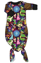 Load image into Gallery viewer, Planet Hopper Newborn Knotted Gown