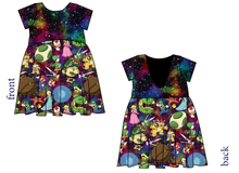 Load image into Gallery viewer, Planet Hopper Low Back Dress