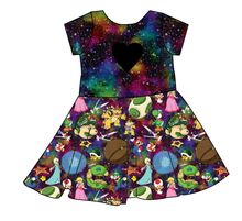 Load image into Gallery viewer, Planet Hopper Molly Heart Back Twirly Dress