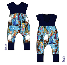 Load image into Gallery viewer, Teenage Witch Low Back Romper and Bubble Romper