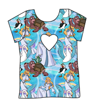 Load image into Gallery viewer, Story Of A Swan Cambria Heart Back Tee