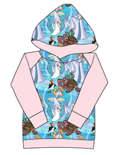 Load image into Gallery viewer, Story Of A Swan Ladies Hoodie