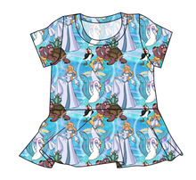 Load image into Gallery viewer, Story Of A Swan Ladies' Peplum Top
