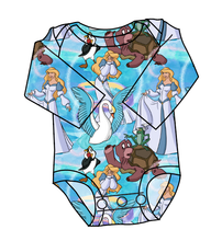 Load image into Gallery viewer, Story Of A Swan Lap Neck Bodysuit
