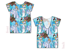Load image into Gallery viewer, Story Of A Swan Low Back Ballerina Tee