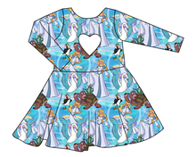 Load image into Gallery viewer, Story Of A Swan Molly Heart Back Twirly Dress