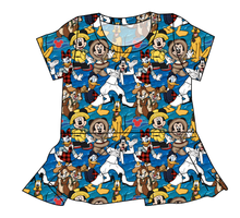 Load image into Gallery viewer, Alaska Bound Ladies' Peplum Top
