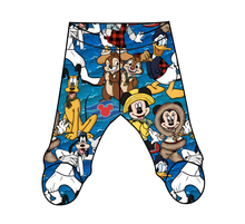 Load image into Gallery viewer, Alaska Bound Newborn Footed Pants