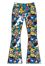 Load image into Gallery viewer, Athletic Prints Magical Birthday Ladies Flared Leggings