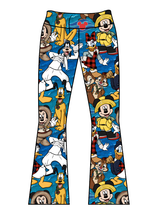 Load image into Gallery viewer, Athletic Prints Magical Birthday Kids Flared Leggings