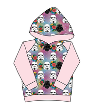Load image into Gallery viewer, Floral Space Troopers Classic Hoodie (or Crewneck)