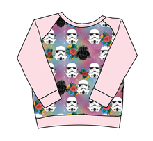 Load image into Gallery viewer, Floral Space Troopers Classic Hoodie (or Crewneck)
