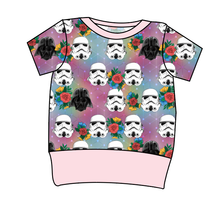 Load image into Gallery viewer, Floral Space Troopers Grow With Me Tee