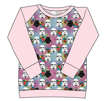 Load image into Gallery viewer, Floral Space Troopers Ladies' Classic Crewneck