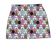 Load image into Gallery viewer, Floral Space Troopers Ladies' Lounge Shorts