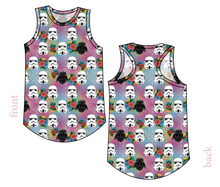 Load image into Gallery viewer, Floral Space Troopers Ladies' Summer Tank
