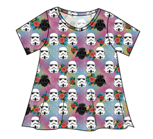Load image into Gallery viewer, Floral Space Troopers Ladies' Swing Tee