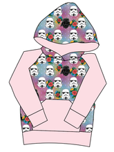 Load image into Gallery viewer, Floral Space Troopers Mens' Hoodie